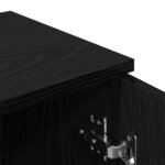 vidaXL Buffet 2 Pièces Chêne noir 30 x 30 x 70 cm Bois d'ingénierie