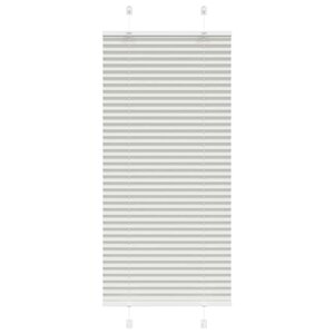 vidaXL Store plissé gris clair 55x150 cm largeur du tissu 54 4 cm