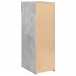 vidaXL Buffet gris béton 30x42 5x93 cm bois d'ingénierie