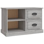 vidaXL Meuble TV sonoma gris 73x35 5x47 5 cm bois d'ingénierie