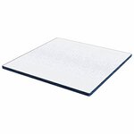 vidaXL Coussins de Matelas Blanc et bleu 180 x 200 cm