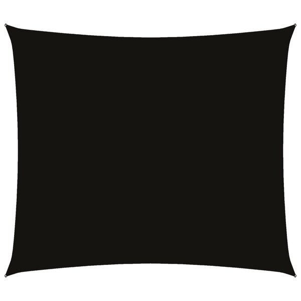 vidaXL Voile de parasol tissu oxford rectangulaire 2x2 5 m noir