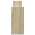 vidaXL Armoire murale 100x18x40 cm chêne sonoma bois d'ingénierie