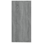 vidaXL Buffet Sonoma gris 88x30x65 cm Bois d'ingénierie