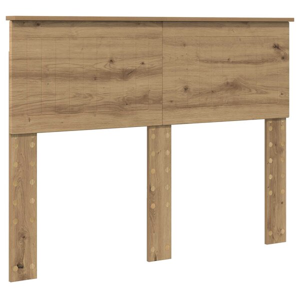 vidaXL Tête de lit Chêne artisanal 120 cm Bois d'ingénierie