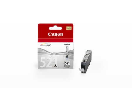 Canon cli-521 ink grey blister cli-521gy cartouche d encre gris capacite standard 1-pack blister avec alarme