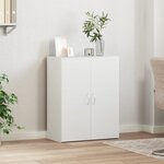 vidaXL Armoire de classement blanc 60x32x77 5 cm bois d'ingénierie