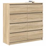 vidaXL Buffet chêne sonoma 100x35x99 cm bois d'ingénierie