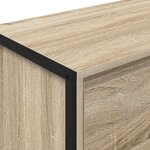 vidaXL Buffet avec tiroir Sonoma 79 x 36 x 75.5 cm Bois d'ingénierie