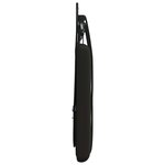 vidaXL Tête de lit suspendue Avec lumière LED Noir Simili cuir