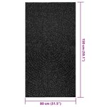 vidaXL Tapis ZIZUR 80x150 cm aspect de jute intérieur extérieur