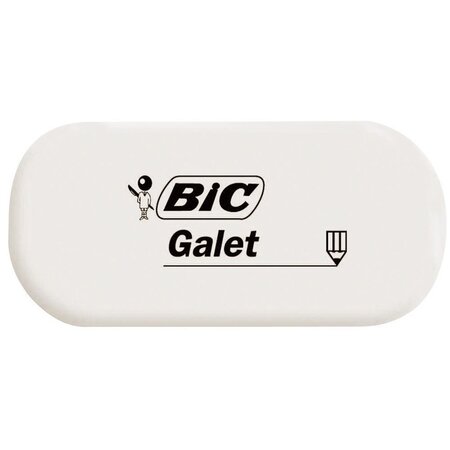 Gomme blanche GALET - sans fourreau