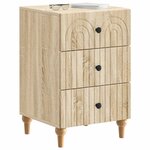 vidaXL Cabinet de chevet avec tiroir Chêne Sonoma 43 x 41 x 66 5 cm