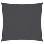 vidaXL Parasol en tissu oxford carré 4 5x4 5 m anthracite