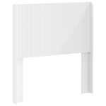 vidaXL Tête de lit Blanc Bois d'ingénierie