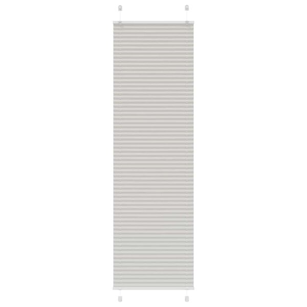 vidaXL Store plissé gris clair 60x200 cm largeur du tissu 59 4 cm
