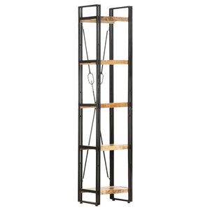 vidaXL Bibliothèque à 5 niveaux 40x30x180 cm Bois de manguier massif
