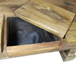 vidaXL Table basse Bois de récupération massif 90x50x35 cm