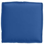 vidaXL Coussin pour assise de palette 2 Pièces Bleu royal 40 x 40 x 8 cm