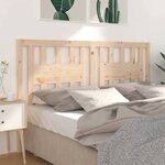 vidaXL Tête de lit 166x4x100 cm Bois massif de pin