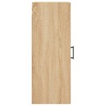 vidaXL Armoire murale chêne sonoma 34 5x34x90 cm