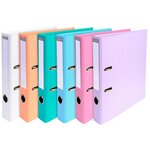 Classeur À Levier Pvc A4 Dos De 50mm. - Couleurs Assorties - X 10 - Exacompta
