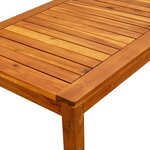 vidaXL Table basse de jardin 90x50x36 cm Bois solide d'acacia