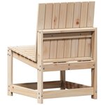 vidaXL Chaise de jardin 50 5x55x77 cm bois de pin massif