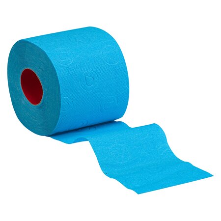 Papier toilette triple épaisseur renova couleur bleu - paquet 6 rouleaux -  La Poste