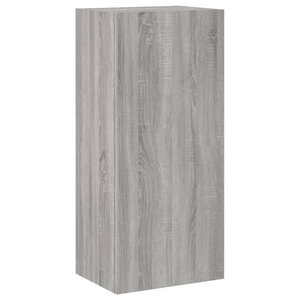 vidaXL Meuble TV mural sonoma gris 40 5x30x90 cm bois d'ingénierie