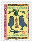 Nouvelle-Calédonie -  Série La philatélie à l'école