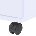 vidaXL Meuble à tiroirs 33x45x60 cm Blanc