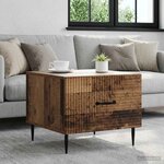 vidaXL Table basse Bois ancien 49 x 50 x 40 cm Bois d'ingénierie