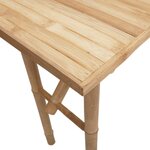 vidaXL Table console 115x39x75 cm bambou