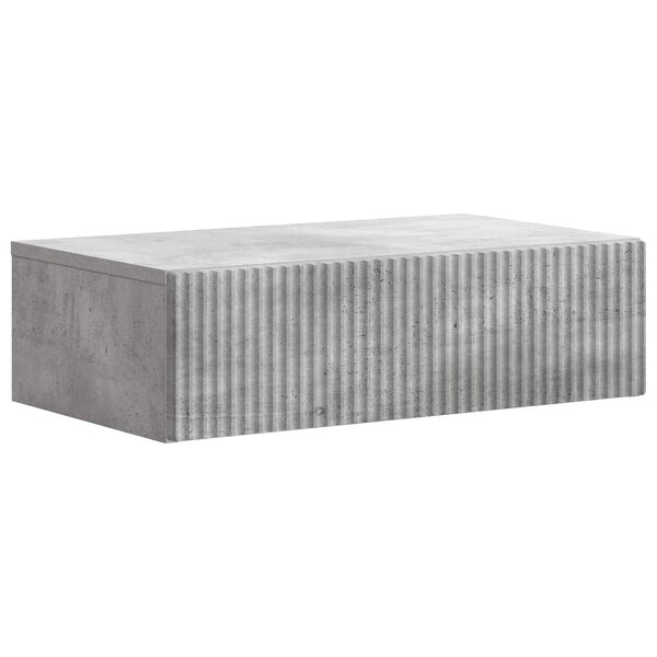 vidaXL Table d'appoint murale 59 x 34 5 x 17 cm Bois d'ingénierie