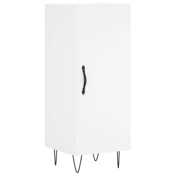 vidaXL Buffet blanc 34 5x34x90 cm bois d'ingénierie