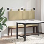 vidaXL Tête de lit suspendue Tissu en velours côtelé