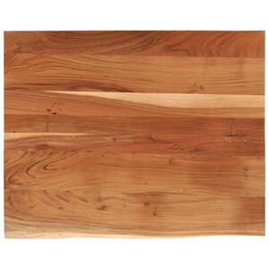 vidaXL Dessus de table 110x80x3 8 cm rectangulaire bois massif acacia