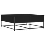 vidaXL Table basse noir 100x99x40 cm bois d'ingénierie