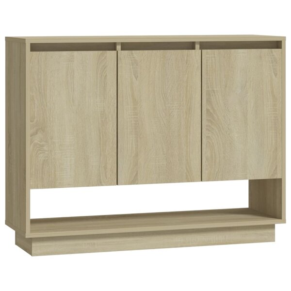 vidaXL Buffet Chêne sonoma 97x31x75 cm Bois d'ingénierie