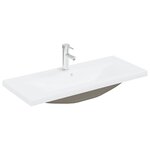 vidaXL Ensemble de meubles de salle de bain 2 Pièces gris béton