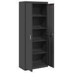 vidaXL Armoire de rangement 2 Pièces Noir 80 x 40 x 200 cm Acier
