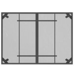 vidaXL Ensemble à manger de jardin 7 Pièces anthracite métal maille