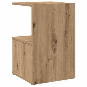 vidaXL Table de chevet chêne artisanal 35x35x55 cm bois d'ingénierie