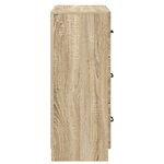 vidaXL Armoire à tiroirs Chêne Sonoma 66 x 34 5 x 87 cm