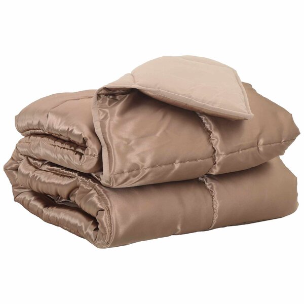 vidaXL Duvet complet toute l'année Doré 200 x 155 cm