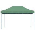 vidaXL Tente de fête 292 x 440 x 315 cm Vert Tissu Oxford