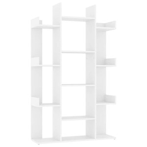 vidaXL Bibliothèque Blanc 86x25 5x140 cm Bois d’ingénierie