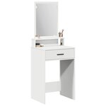 vidaXL Table de Toilette Blanc 50 x 41 x 140 cm Bois d'ingénierie