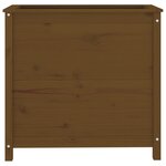 vidaXL Jardinière marron miel 82 5x40x78 cm bois massif de pin